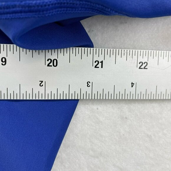 Easton Power Surge Shirt Men Sz XL White Blue Colorblock High Performance Fitted - Picture 4 of 13